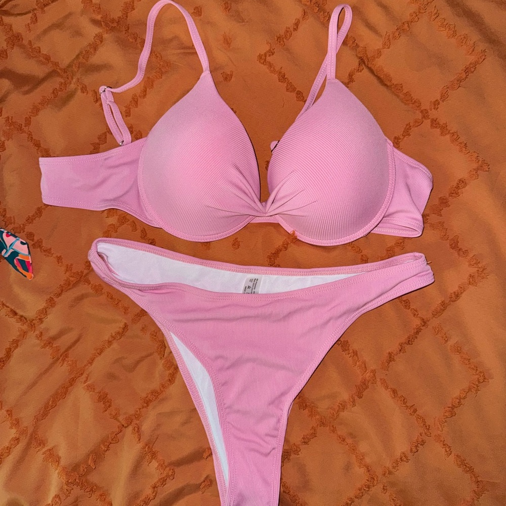 Pink Women's Bikini Set